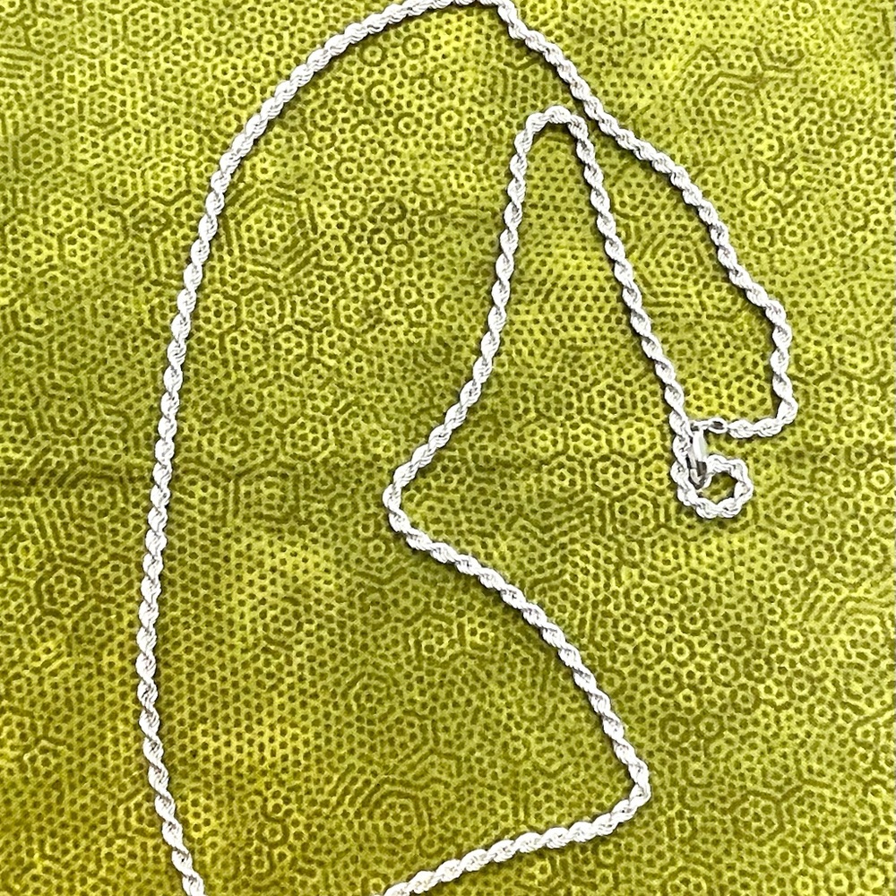 Sterling Italian 30” Rope Chain - Picture 8 of 10